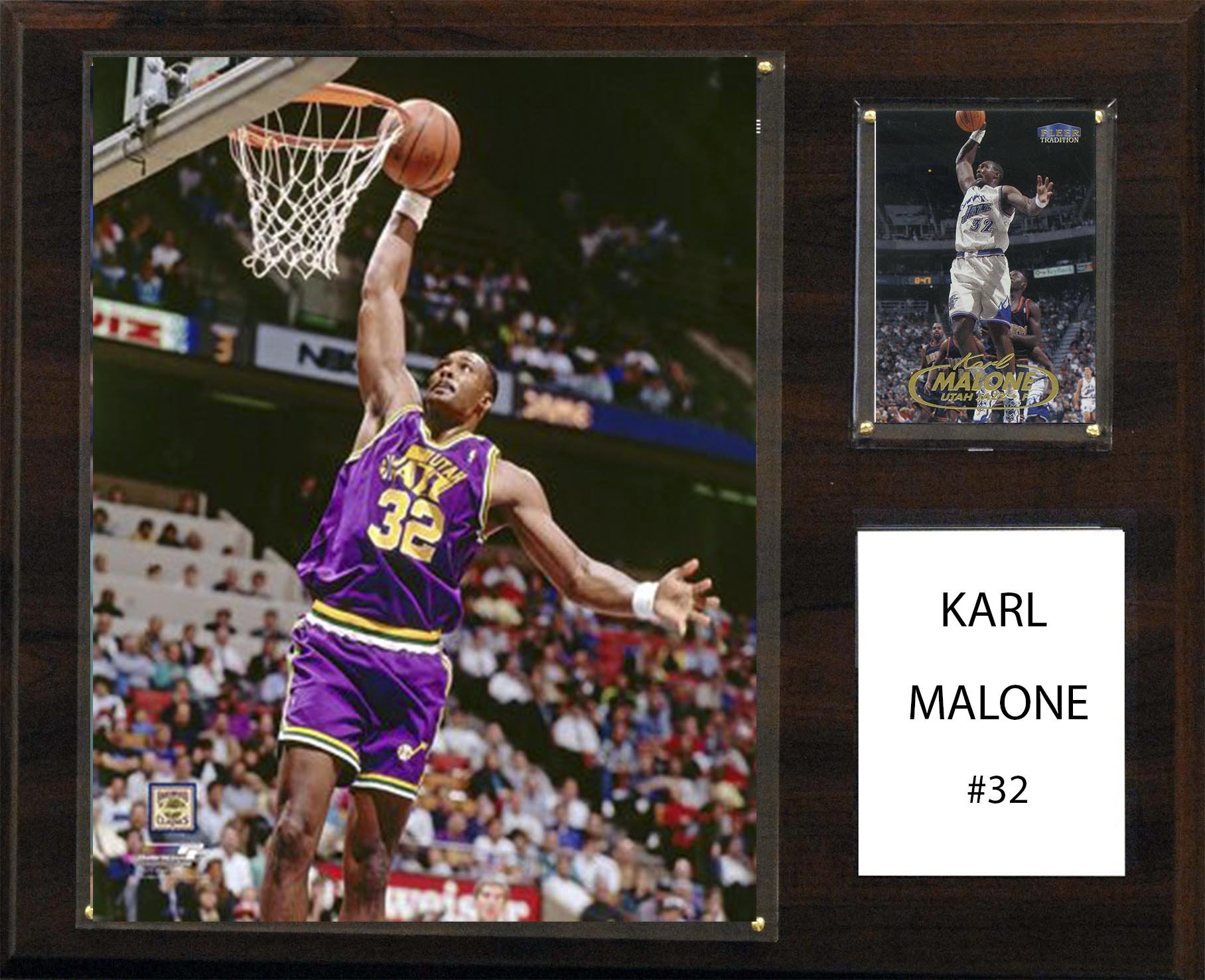 Amazon | Cと私Collectables NBA 15 W x 12h in。カール・マローンUtah